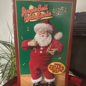 #120 Vintage 1998 Jingle Bell Rock Santa Figurine